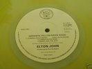 ELTON JOHN GOODBYE YELLOW BRICK ROAD YELLOW VINYL MINT