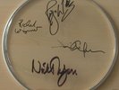 PINK FLOYD autographed DRUM SKIN with COA