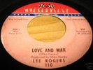 Lee Rogers NORTHERN SOUL 45 Love And War / How Are You