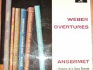 DECCA SXL 2112 WBG ED1 BB Weber Overtures Ansermet/OSR