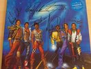 THE JACKSONS group autographed signed ALBUM / LP w/COA