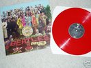 RARE 33 T LP VINYL ROUGE THE BEATLES SERGENT PEPPER