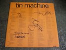 Tin Machine David Bowie signed LP - FANTASTIC