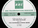 INCREDIBLE STRING BAND - BBC Transcription Disc 1973