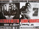 AEROSMITH *SIGNED GERMAN CONCERT POSTER* LENNY KRAVITZ