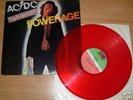 AC/DC Powerage  Rare RED Vinyl LP Canadian - near MINT
