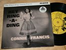 RAREST uk 45 ep CONNIE FRANCIS hey ring-a-ding.