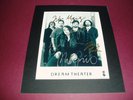 Dream Theater FULLY SIGNED promo photo MOUNTED