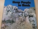 DEEP PURPLE group autographed signed ALBUM / LP w/COA