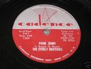 EVERLY BROTHERS: POOR JENNY LATE  78RPM US CADENCE EX+