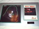 KISS PETER CRISS SOLO SIGNED CASABLANCA LP DISPLAY COA