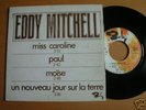 RARE FRENCH EP D EDDY MITCHELL MISS CAROLINE 2 EME POCH