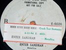 METALLICA - NOT FOR SALE RARE PROMO ENTER SANDMAN