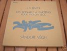 RARE/ VALOIS set 3lp BACH violin sonatas  SANDOR  VEGH