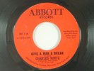 CHARLES MINTZ funk 45 GIVE A MAN A BREAK ABBOTT