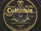 PRE WAR BLUES 78   BLIND WILLIE JOHNSON  COLUMBIA 14425