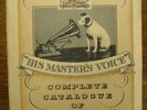 C.1936 HIS MASTERS VOICE RECORD CATALOGUE - 466 PAGES