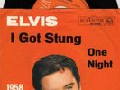 Elvis Presley German I got stung  Jahreszahlcover