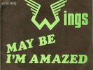 WINGS May be i'm amazed BELGIUM BEATLES PAUL McCARTNEY