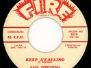 RARE R&B NORTHERN SOUL 45 ON FIRE PAUL PERRYMAN LISTEN