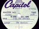 Beatles I'LL CRY INSTEAD / HAPPY TO DANCE ACETATE 45