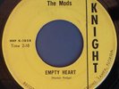 MODS EMPTY HEART RARE GARAGE PSYCH 45 LISTEN