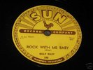 BILLY RILEY: ROCK WITH ME BABY  78 SUN 245 ROCKABILLY