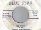 RARE BLACK GOSPEL 45 SINGING AMBASSADORS BLUE STAR 514