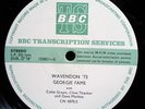 GEORGIE FAME/CHRIS BARBER - BBC Transcription LP 1973