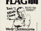 BLACK FLAG Pettibone original punk flyer 1981Starwood