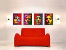 POP ART ** Colour Queen - Queen ** WARHOL STYLE 150x40