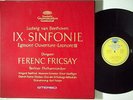 FRICSAY Beethoven Symph. 9 DGG TULIP STEREO 2 LPs NM