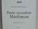 Bach - Matthäus Passion - Archiv Prod. - SAPM - Stereo