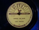 CARL PERKINS,SUN 243, 78 RPM,BOPPIN' THE BLUES,UNPLAYED