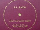 Rare - MICHELE AUCLAIR - Six Bach Sonatas - DF 209/210