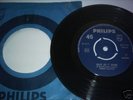 JOHNNY HALLYDAY 45 T GREC :  QUE JE T'AIME (label bleu)