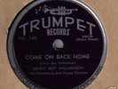 BLUES 78 SONNY BOY WILLIAMSON TRUMPET 140 STOP CRYING