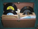 Square Dance Records, 45 RPM w/carrying case 86 total