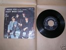 THE BEATLES VINILE 45 GIRI I NEED YOU DIZZY MISS LIZZY