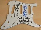 TRAVELING WILBURYS autographed GUITAR PICK GAURD