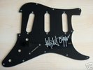 MICK JAGGER autographed ELECTRIC GUITAR PICK GAURD