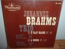 WALTER BARYLLI & LEOPOLD WLACH  BRAHMS TRIO  WL 5146 LP