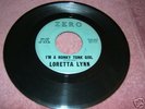LORETTA LYNN 1960 ZERO LBL #20-107 VERY RARE