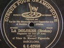 € MANUEL FIGUEROLA Black G&T 62958 SPANISH 78 RPM
