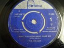 THE MIRACLES - WHATS SO GOOD ABOUT GOOD BYE - FONTANA