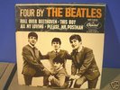 Four by the Beatles Capitol Record EP 1-2121 45 RPM