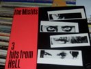 MISFITS 3 HITS FROM HELL ORIG PRESS PUNK KBD A++ SHAPE