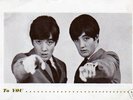 Paul and Barry Ryan - 1966 Hand-Signed Pictorial Card
