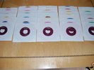 Complete Set of 30 Beatles Colored Vinyl 45's