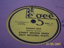R&B 78 Sonny Jackie Wilson Billy Mitchell 'Danny Boy'